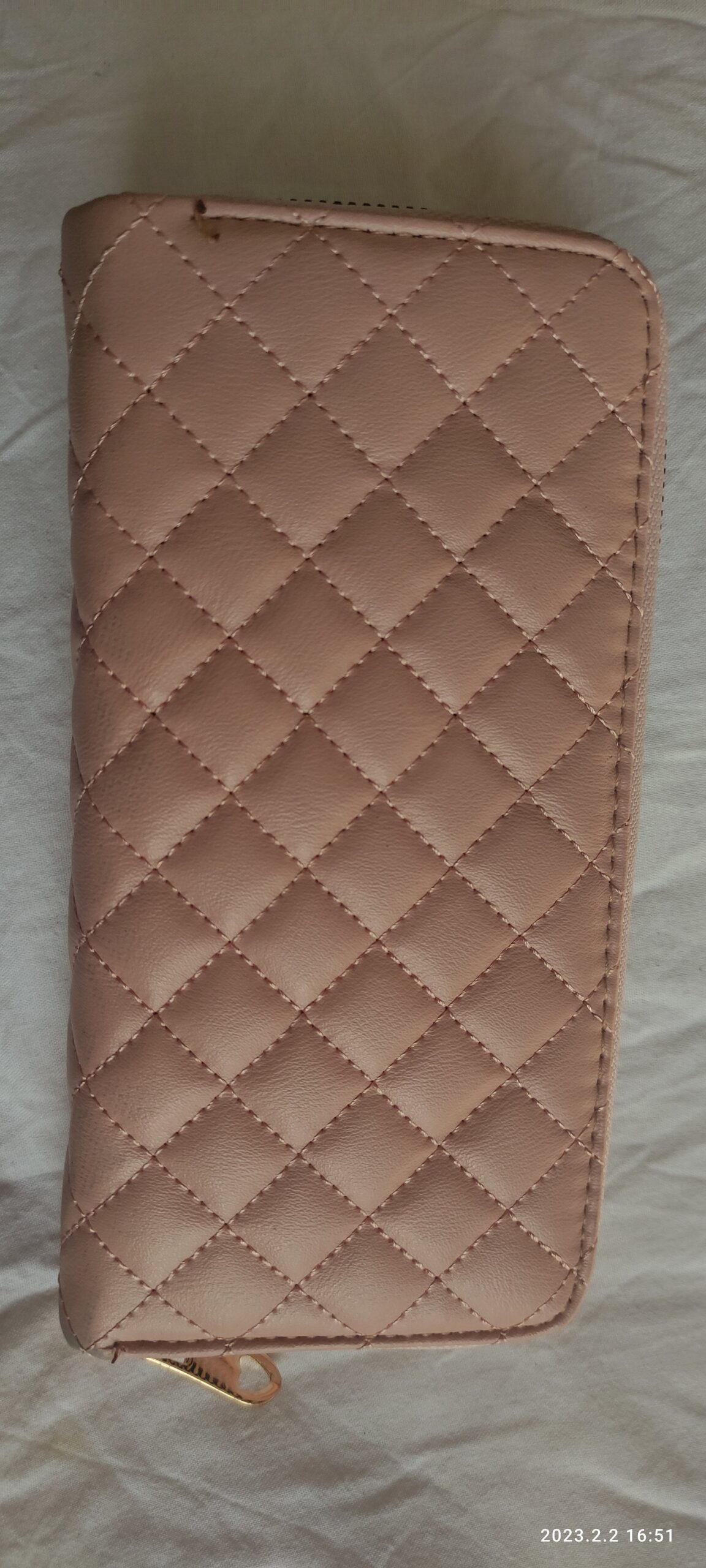 Pochette Chanel rose pale