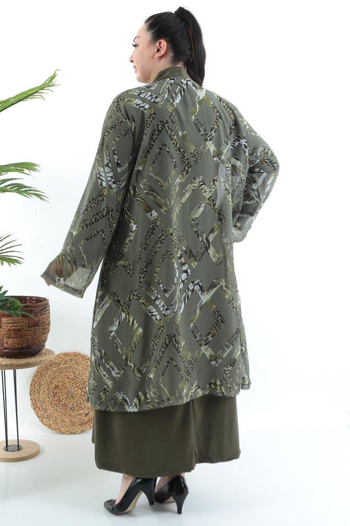 Ensemble deux pièces long vert